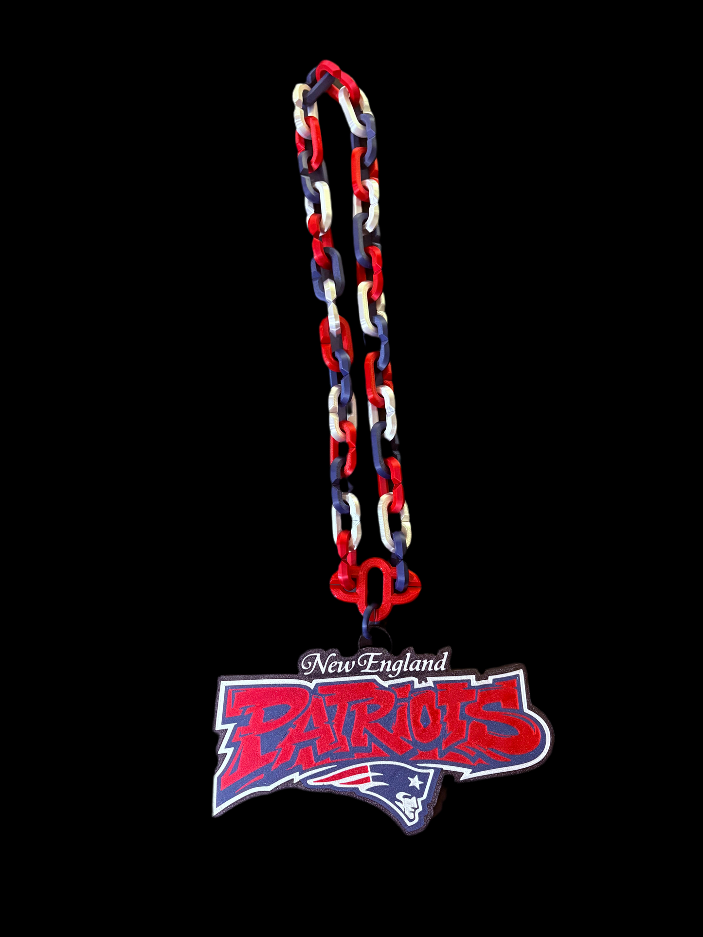 New England Patriots Graffiti Style Hype Chain
