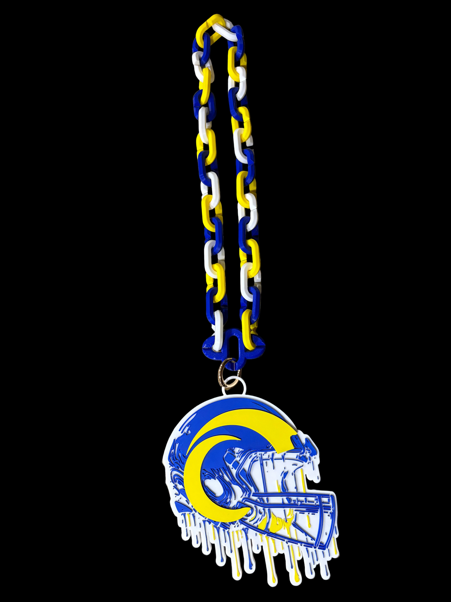 LA Rams Dripping Helmet Hype Chain