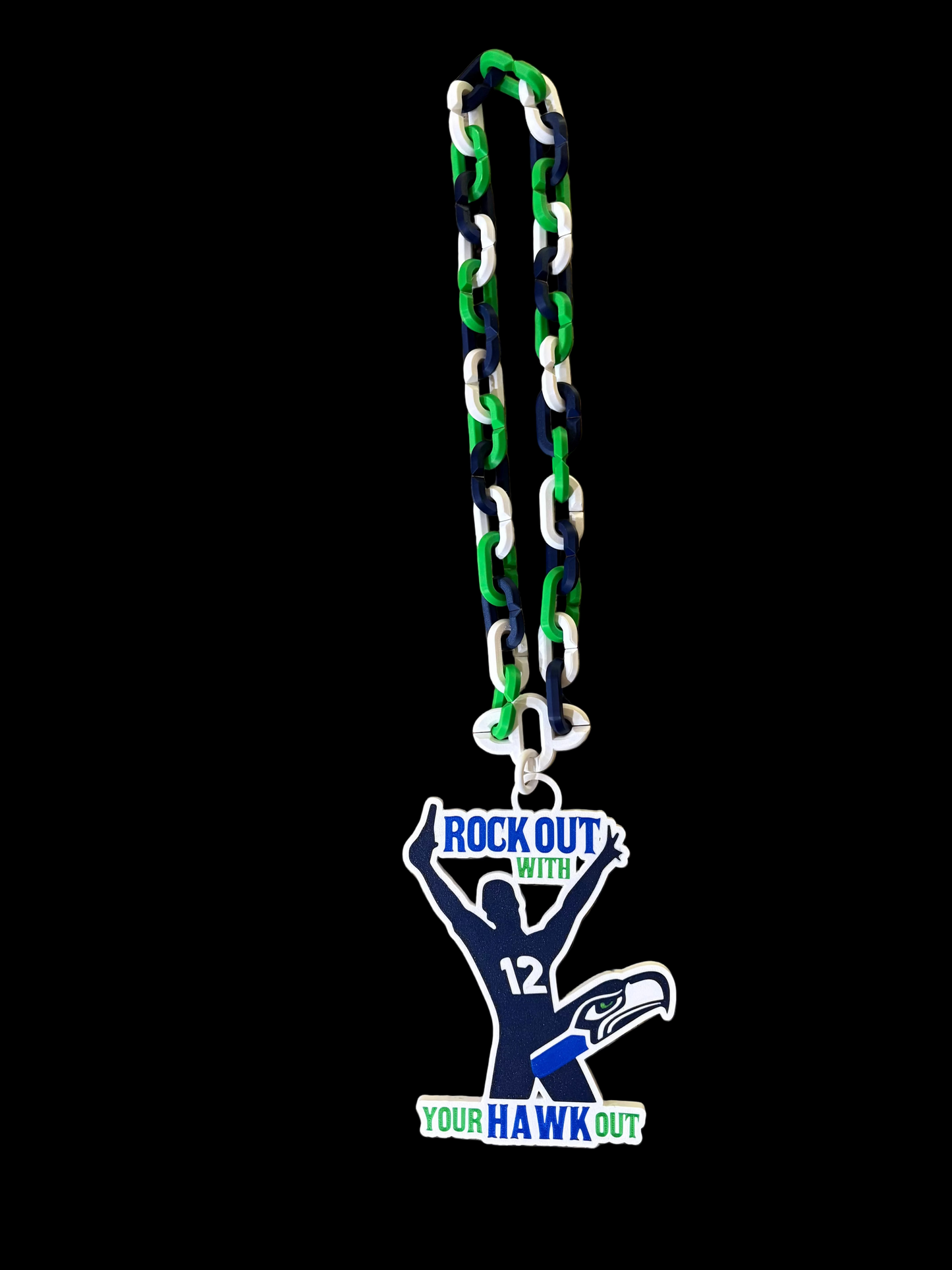 Seattle Seahawks “Hawk Out” Oversized Hype Chain