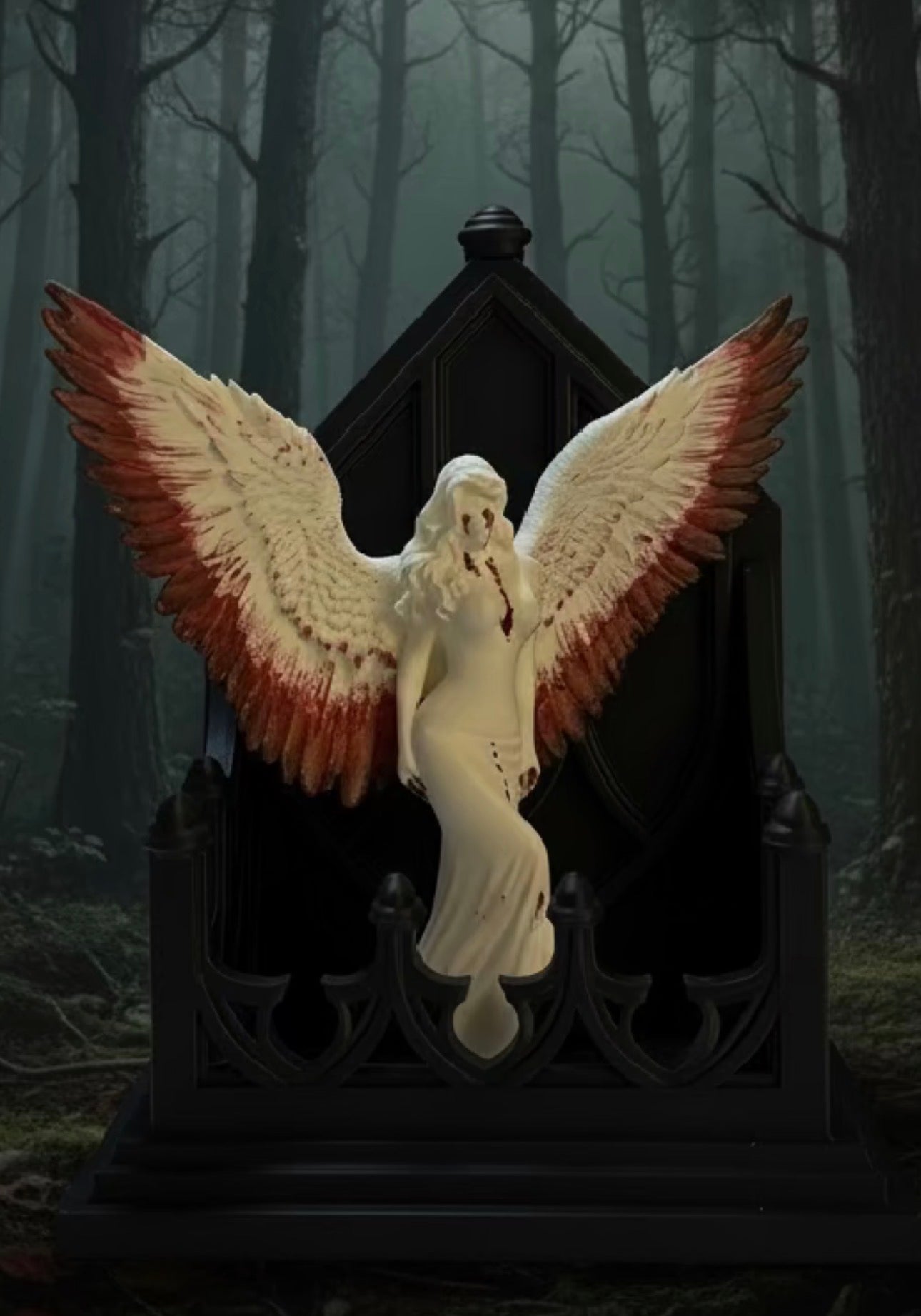 Fallen Angel Gothic Shelf Display