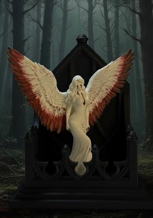 Fallen Angel Gothic Shelf Display