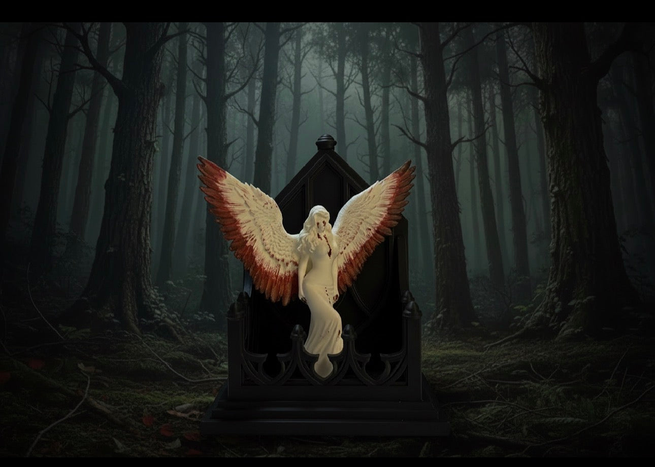 Fallen Angel Gothic Shelf Display