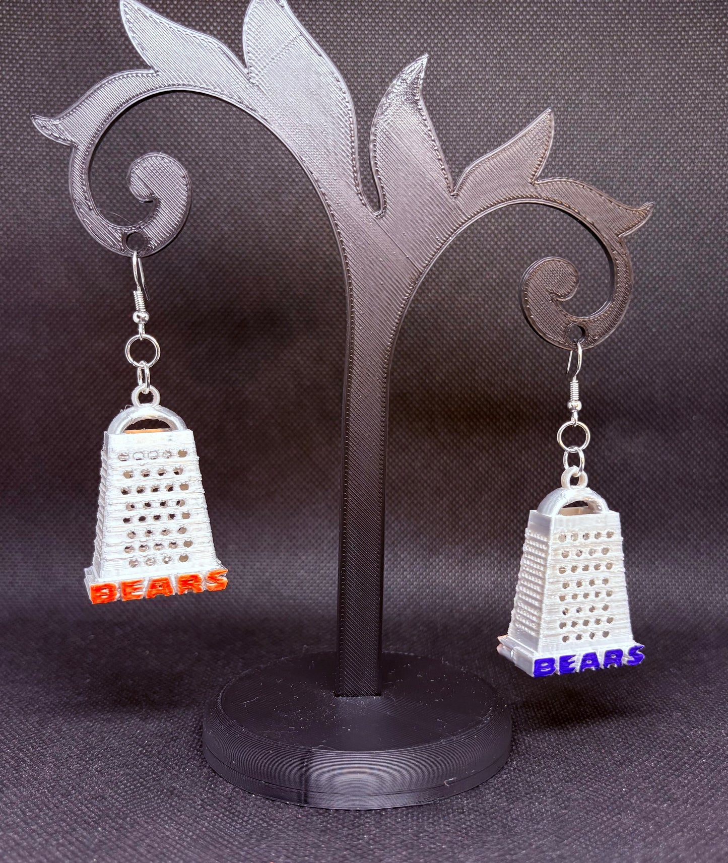 Chicago Bears Cheese Grater Earrings