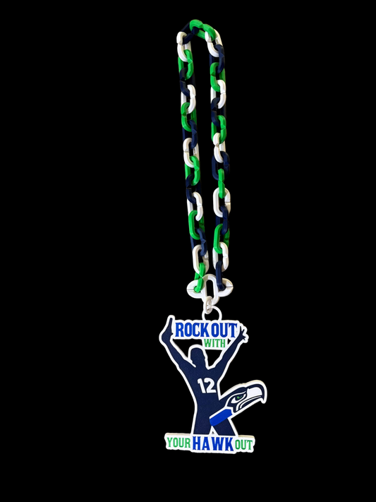 Seattle Seahawks “Hawk Out” Oversized Hype Chain