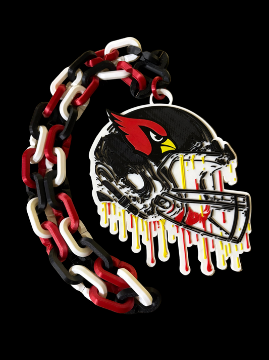 Arizona Cardinals Dripping Helmet Hype Chain