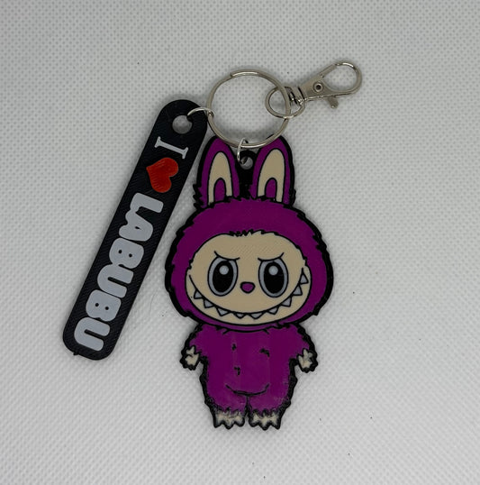 Labubu/Lafufu Silver Keychains