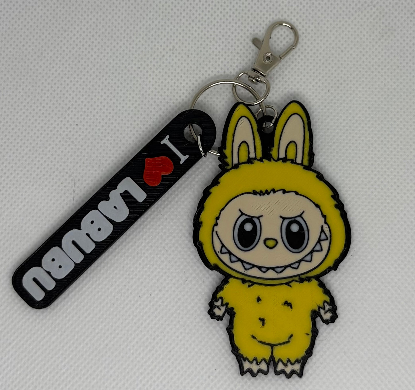 Labubu/Lafufu Silver Keychains